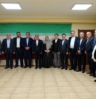 نشست هیات تجاری هیات تجاری اتاق بازرگانی صنایع، معادن و کشاورزی استان لرستان و تهران با رییس منطقه ای مرکز جهانی مناطق آزاد در آسیای مرکزی